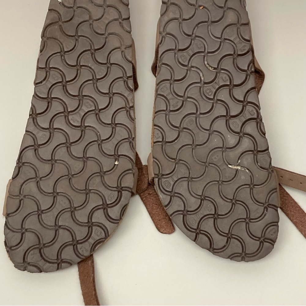 Birkenstock Tan Leather Sandals - Picture 8 of 10